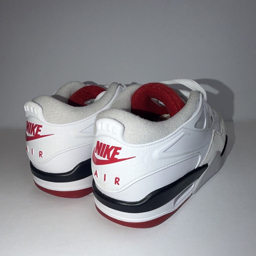Jordan Air Jordan 4 RM (GS) Boys 6Y White/Varsity Red Black FQ7938-102 - Picture 3 of 7